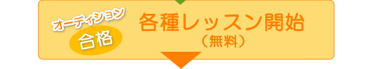 アイドルデビューのためのオーディション合格後の無料各種レッスン